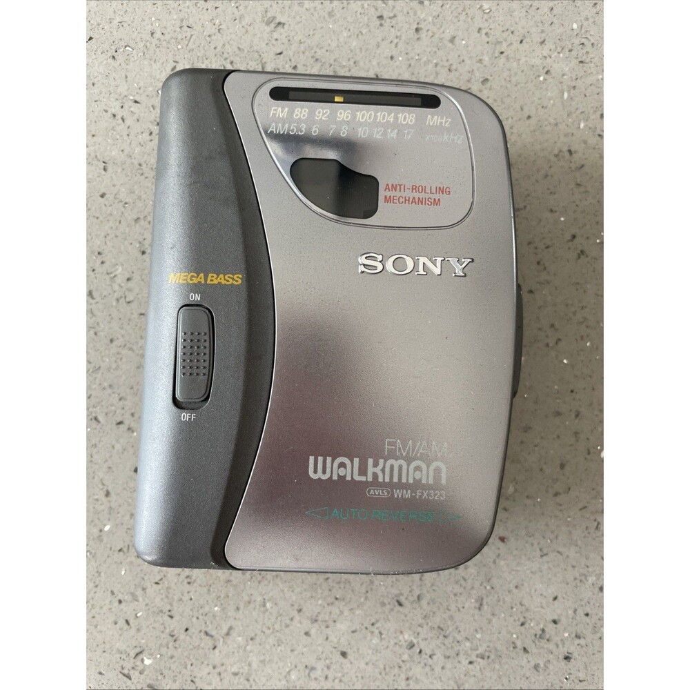 READ! Sony Walkman WM-FX323 AM/FM Radio Cassette Tape Player